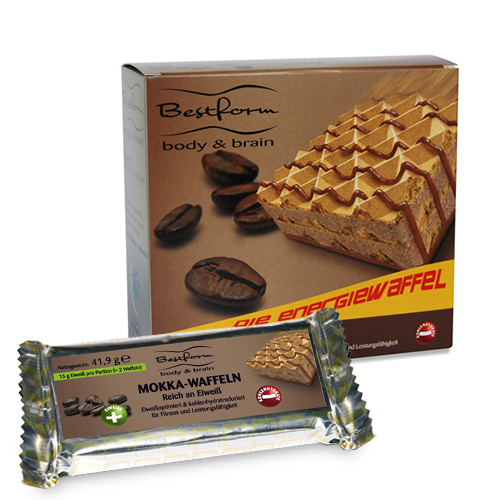 Bestform Energiewaffel Mokka bei Bodymed