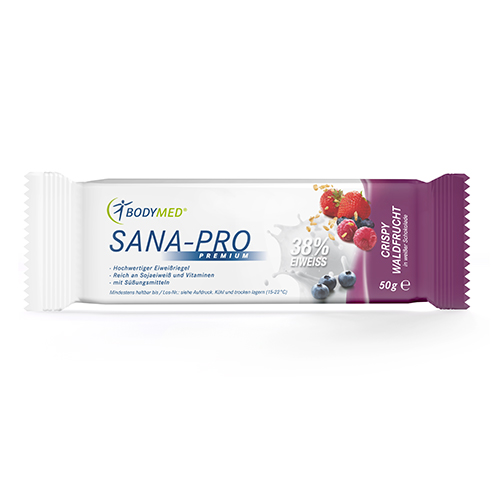 Bodymed Riegel SANA-PRO Premium Crispy Waldfrucht (5 St.)