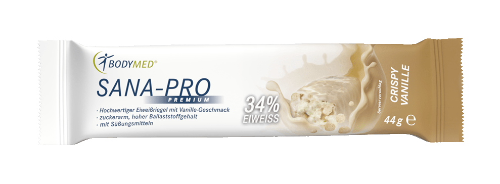 Bodymed Riegel SANA-PRO Premium Crispy Vanille