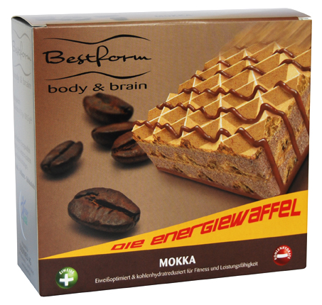 Bestform Energiewaffeln Mokka (6 Sachets) bei Bodymed