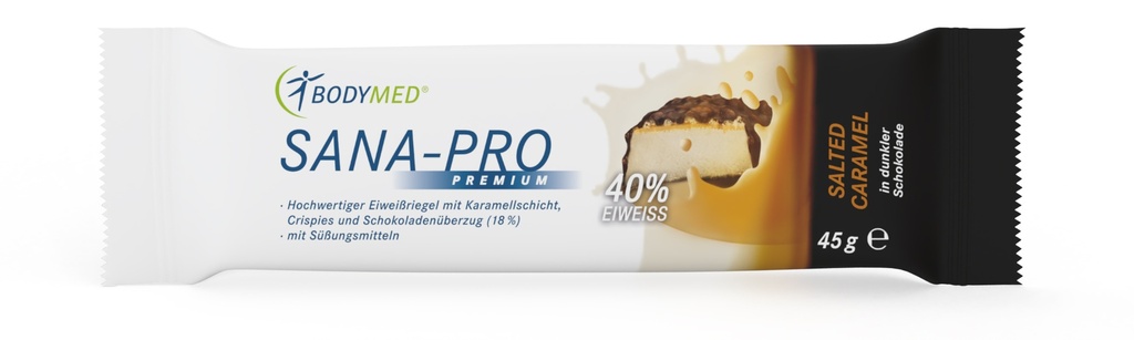 Bodymed Riegel SANA-PRO Premium Salted Caramel (5 St.)