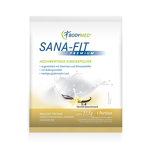 Bodymed SANA-FIT Premium Portionsbeutel Vanille (22,5g)