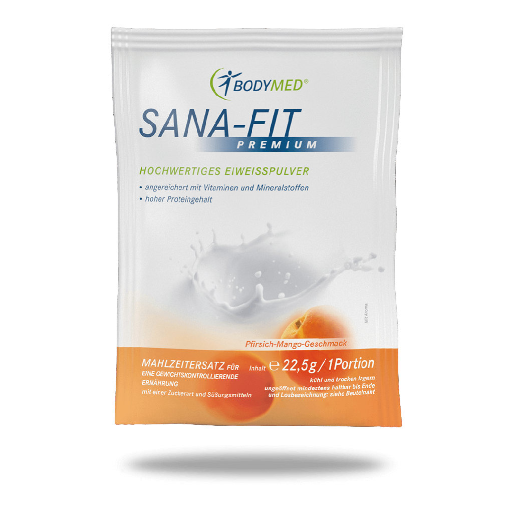 Bodymed SANA-FIT Premium Portionsbeutel Pfirsich-Mango (22,5g)